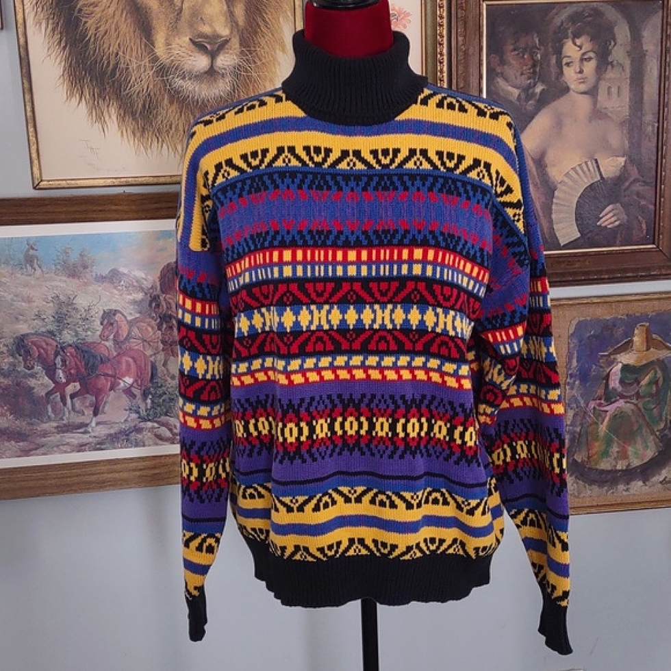 Class 955 Sweater Colorful Patterns